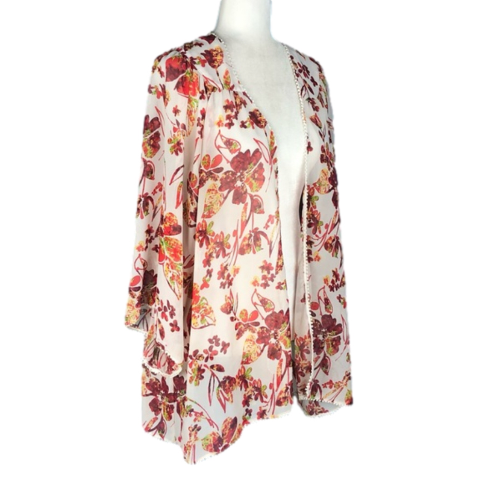 Forever 21 Plus floral kimono